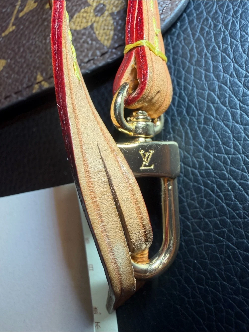 Louis Vuitton Neverfull Pochette Monogram Canvas Wristlet Pouch